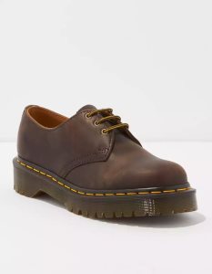 American Eagle 1461 Bex Oxford Loafers Damen Braun | QXJGP1542