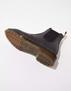 American Eagle 2976 Vegan Chelsea Stiefel Damen Schwarz | MUXRH1056