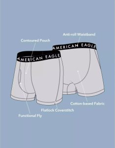 American Eagle AEO 4.5" Klassische 3-Pack Slip Herren Mehrfarbig | IFHDS1625
