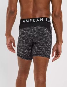 American Eagle AEO 6" Horizontal Fly Flex Slip Herren Schwarz | MGBXO7289