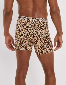 American Eagle AEO Cheetah Print 6" Klassische Slip Herren Schwarz | MUEPG3564