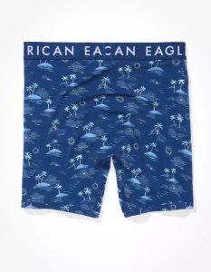American Eagle AEO Islands 6" Ultra Soft Slip Herren Navy | RKGZF3670