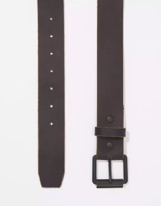 American Eagle AEO Leder Workwear Gürtel Herren Schwarz | BNYHI1460