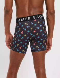 American Eagle AEO Palm Fiesta 6" Flex Slip Herren Schwarz | HELFV5268