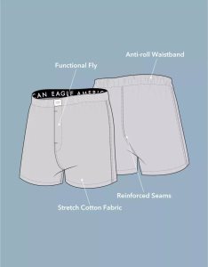 American Eagle AEO Plaid Stretch 5-Pack Badehose Herren Mehrfarbig | ZBVPM1475