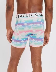 American Eagle AEO Pride Clouds 6" Flex Slip Herren Weiß | KFCZS9812