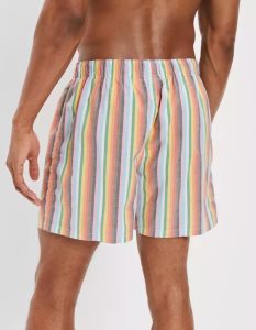 American Eagle AEO Pride Stretch Badehose Herren Weiß | SJNIA9568