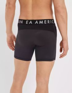 American Eagle AEO Space Dye 6" Flex Slip Herren Schwarz | KQUPW8027