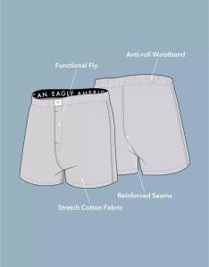 American Eagle AEO Stretch 3-Pack Badehose Herren Mehrfarbig | TLCAJ1239