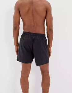 American Eagle AEO Stretch Badehose Herren Schwarz | PAXUQ2436