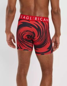 American Eagle AEO Swirl 6" Flex Slip Herren Rot | HSBVQ2043