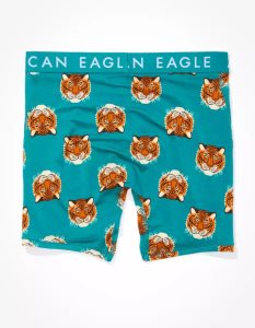 American Eagle AEO Tigers 6" Ultra Soft Slip Herren Helltürkis | BUJWI9713