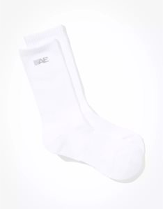 American Eagle AE 24/7 Active Crew Socken Herren Weiß | UVNOF5176