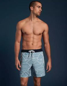 American Eagle AE 24/7 Good Vibes 7" Board GolfShorts Herren Hellblau | WBLOH3728