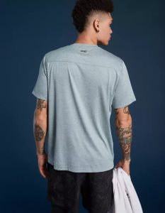 American Eagle AE 24/7 Sport T-shirts Herren Blau | HJZOG9164