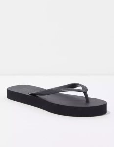 American Eagle AE Chunky EVA Flip Flops Damen Schwarz | MIUGF1967