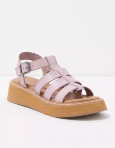 American Eagle AE Fisherman Sandal Keilabsatz Damen Lavendel | MKEBY5327
