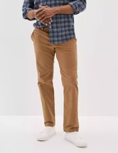 American Eagle AE Flex Original Gerade Lived-In Khaki Hose Herren Mehrfarbig | KFHAB0759