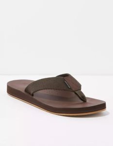 American Eagle AE Flip Flops Herren Dunkelbraun | UWFQN0179
