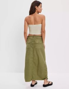 American Eagle AE Knit Twist Tube Top Pullover Damen Weiß | EFGQA3128