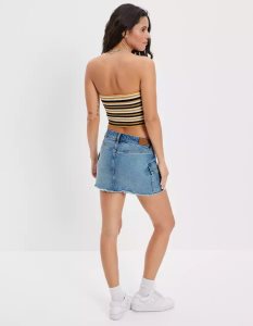 American Eagle AE Knit Twist Tube Top Pullover Damen Mehrfarbig | MHZSX0731