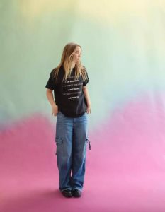 American Eagle AE Olivia Ponton Pride Graphic T Shirt Herren Dunkelgrau | OIJMY1542