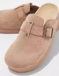 American Eagle AE Plattform Clogs Damen Grau Braun | KZABE9153