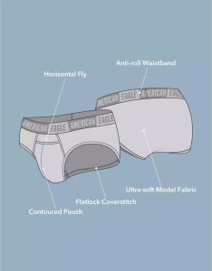American Eagle AE Pride Ultra Soft Brief 3-Pack Slip Herren Mehrfarbig | TQLNU9405