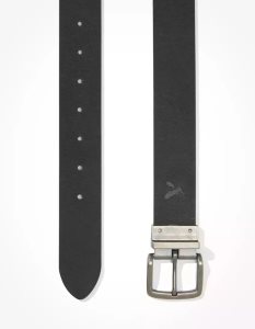 American Eagle AE Reversible Gürtel Herren Schwarz | DJZVS4650