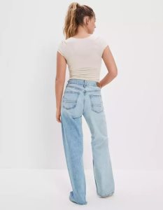 American Eagle AE Soft & Sexy Cinch-Front Tee T-shirts Damen Weiß | DUYKJ6194