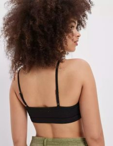American Eagle AE Super Cropped Cami Muskelshirt Damen Schwarz | VUCMT0573