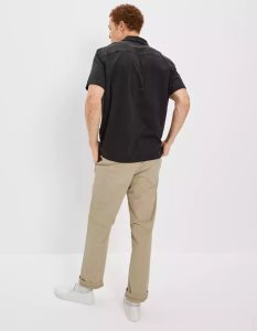 American Eagle AE Super Soft Knit Button-Up Shirt Flanell Tops Herren Mehrfarbig | INEWS6904
