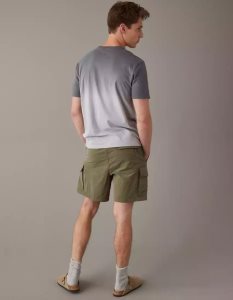 American Eagle AE Super Soft Legend Dip-Dye T-shirts Herren Grau | JQAVN5674