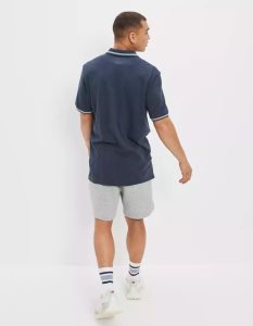 American Eagle AE Super Soft Legend Pique Polo Shirts Herren Navy | SHKRG4716