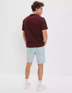 American Eagle AE Super Soft Legend Pocket T-shirts Herren Bordeaux | BEUMF1628