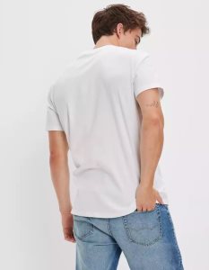 American Eagle AE Super Soft Legend Slim Fit T-shirts Herren Weiß | SKHDG9607