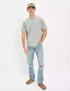 American Eagle AE Super Soft Legend T-shirts Herren Mintfarben | HTLYN6143