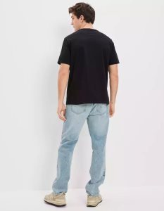 American Eagle AE Super Soft Legend T-shirts Herren Schwarz | THEIU8712