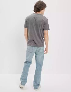 American Eagle AE Super Soft Legend T-shirts Herren Grau | UNLVX6801