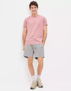 American Eagle AE Super Soft Legend T-shirts Herren Rosa | WQBRG0872