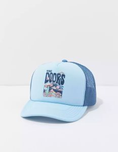 American Eagle AE The Doors Trucker Hüte Damen Blau | GWCKA3851