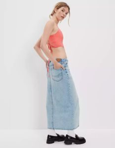 American Eagle AE Tie-Back Cami Hemd Damen Koralle | GAJPU7960