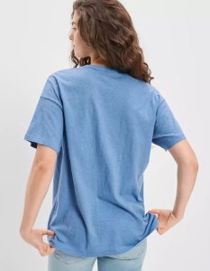 American Eagle AE True Tee T-shirts Damen Blau | GRJOA6458