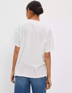 American Eagle AE True Tee T-shirts Damen Weiß | HJESM6831
