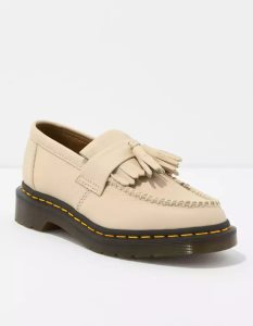 American Eagle Adrian Leder Tassel Loafers Damen Beige Khaki | SRFEW2467
