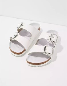 American Eagle Arizona Big Schnallen Sandalen Damen Weiß | DNTXS5240