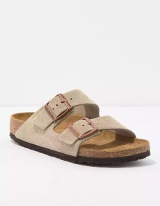 American Eagle Arizona Soft Footbed Sandalen Damen Grau Braun | CEHRK8642