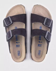 American Eagle Arizona Soft Footbed Sandalen Damen Blau | YAFMR7629