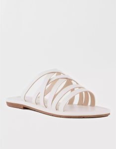 American Eagle BC Footwear All This Time Sandalen Damen Weiß | WRBLA7831