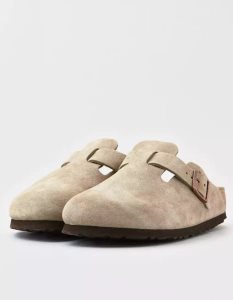 American Eagle Boston Slip On Shoe Clogs Damen Grau Braun | HXPBI2396